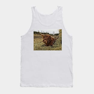 Scottish Highland Cattle Bull 2338 Tank Top